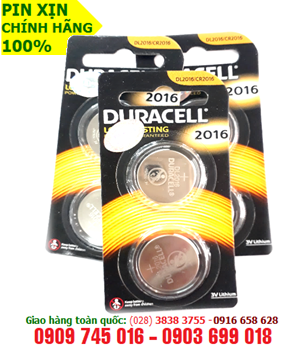 Pin 3V Lithium Duracell DL2016/CR2016 chính hãng Duracell